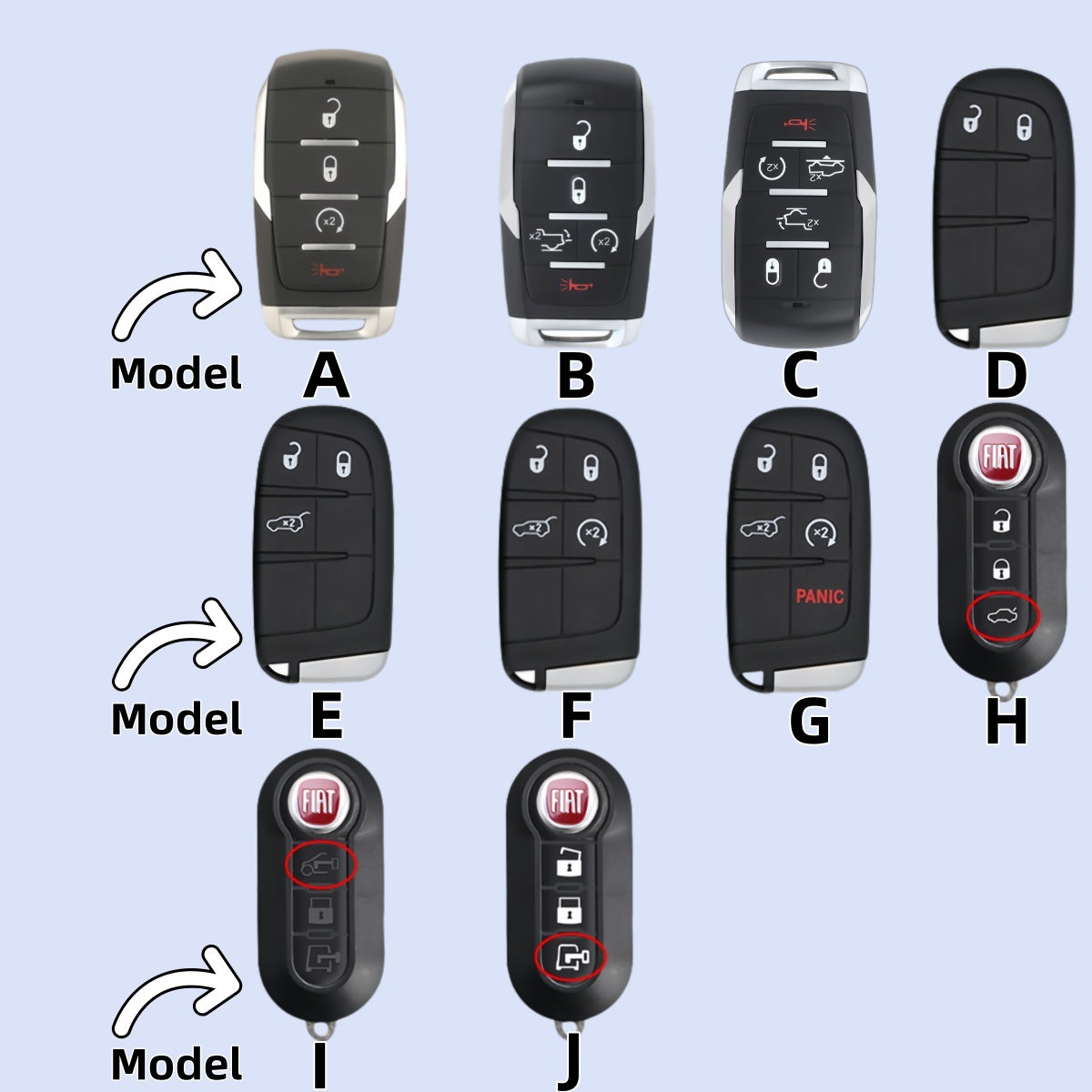 Fiat-Car Key Covers-4