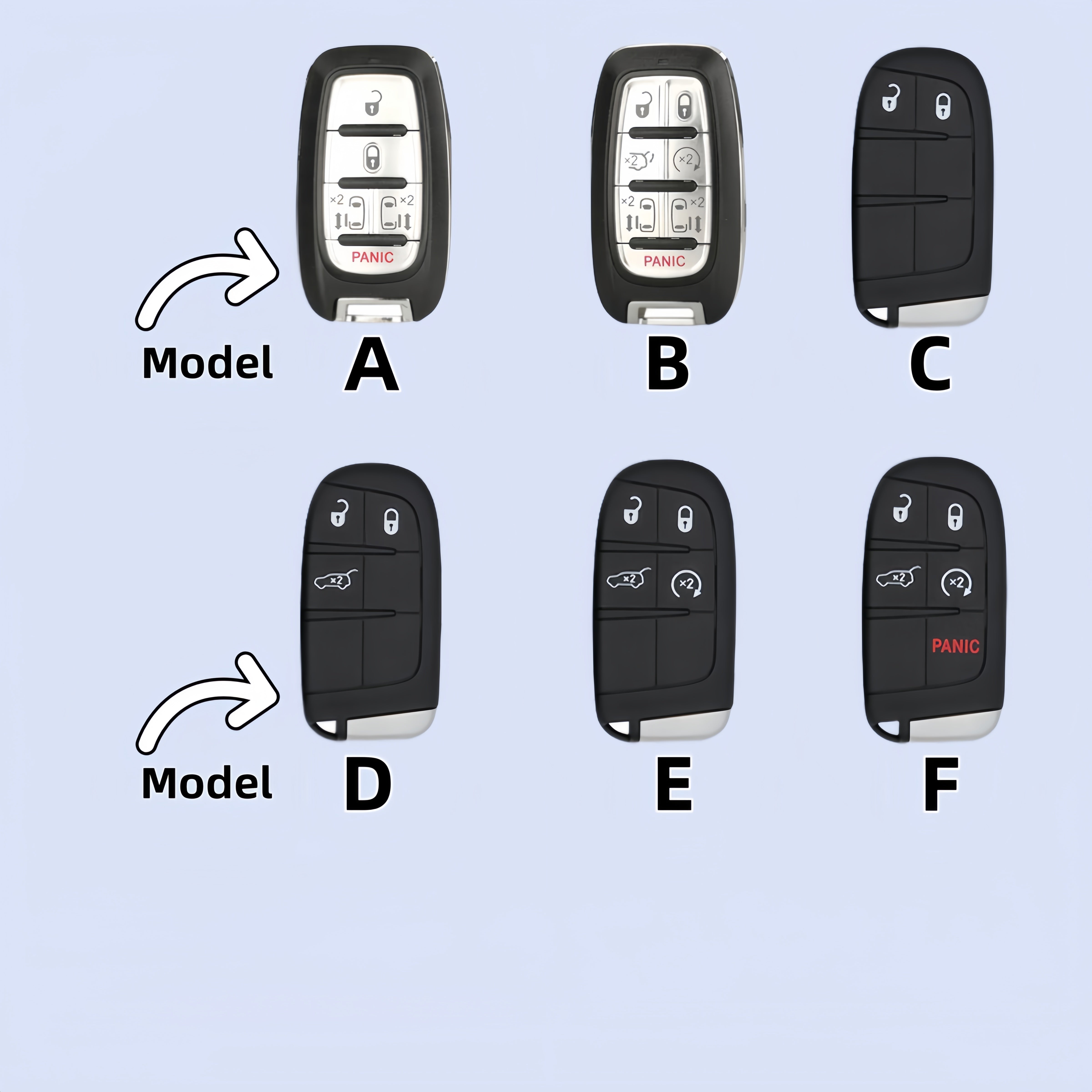 Chrysler-Car Key Covers-4